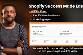 be shopify virtual assistant, shopify store manager, shopify marketing