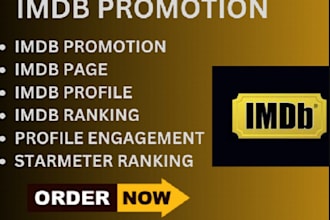 do organic imdb promotion ,movies to real active audience