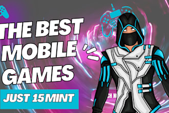 design catchy gaming thumbnail and youtube thumbnail in 15 minutes
