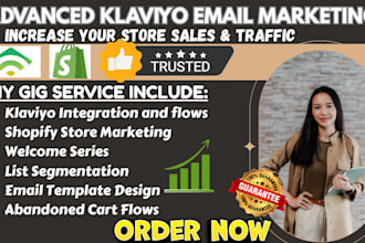 set up klaviyo email marketing flow for shopify ecommerce, shopify marketing