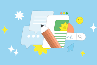draw an illustration in vector
