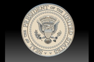 sculpt 3d coin model, 3d printing, 3d coin, 3d spinning logo, coin design,