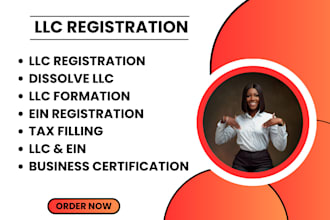 do US llc, llc registration, obtain ein,  boi report, for US and non resident
