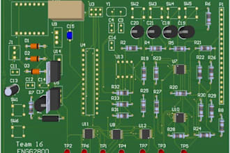 design circuit and pcb layout in kicad, proteus, easyeda, altium