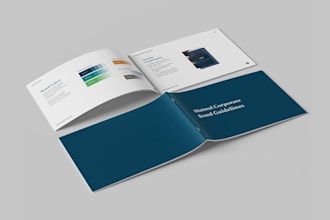 design brand guidelines with a minimal visual identity