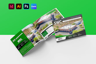 create or redesign a commercial real estate offering memorandum, brochure, flyer