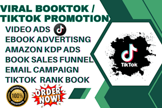 viral booktok video ads rank seo amazon kdp book advertising tiktok marketing