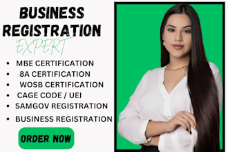 get your business register on sam gov, get uei, cage code, 8a, mbe, wosb, dbe