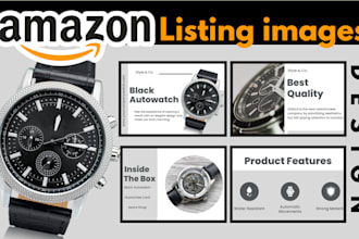 do amazon product image listing , lable designing