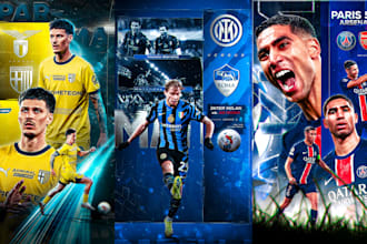 design epic quality sports graphics, posters, banners