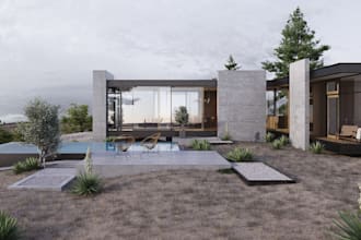 renovate 3d cabe cod house in revit, render 3d villa house, interior walkthrough