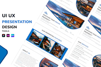 create professional pitch deck and sales presentation in figma or canva