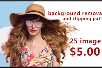 do background removal and clipping path service by photoshop editing