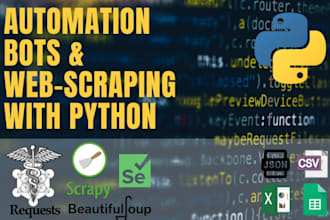 develop python bots, automation scripts, and ai solutions