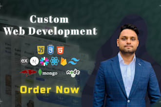 do custom web development with mern stack