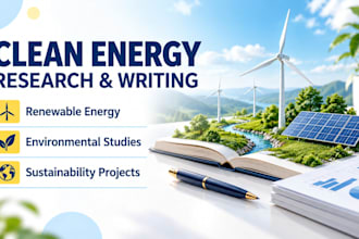 do renewable energy research, environmental assigned, sustainability projects