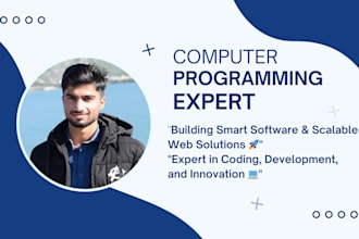 offer expert computer science, programming, and software development services