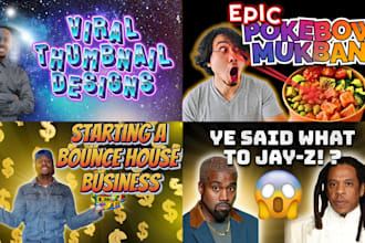 create a viral thumbnail for youtube video