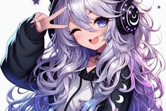 model vrchat character furry avatar vr character 3d vtuber vrc fursona anthro