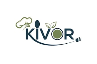 do creative modern minimalist and business kitchen logo design