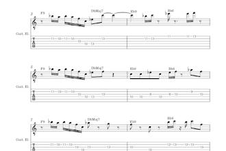 transcribe a tablature or sheet music for any instrument