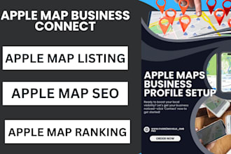 do apple map business connect, setup apple maps listing for local seo ranking