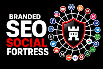 build SEO social fortress and foundation entity links