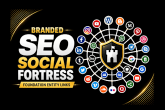 build SEO social fortress and foundation entity links