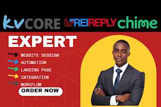 design and setup lofty crm kvcore website boldtrail campaigns follow up boss fub