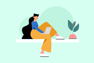 a unique flat vector illustration