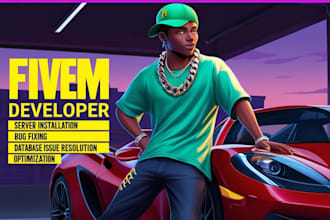 fivem developer, custom fivem chain, mlos, cars, maps, clothings, fivem scripts