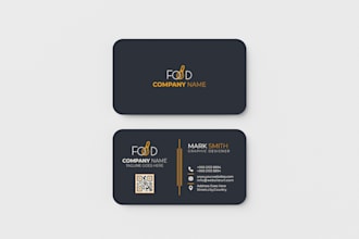 design a minimalist business card