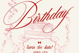create an invitation, greeting card for any holiday with love