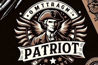 do make greatest awesome patriot logo