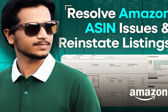 resolve amazon asin issues and listing reinstatement