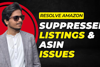 fix your amazon suppressed listings and asin issues