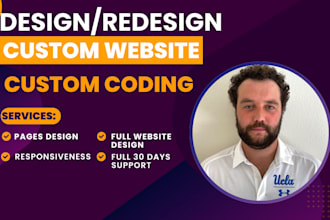 do responsive wordpress website design, clean and custom web designs