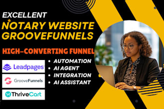 law firm website notary website looka website funnel real estate app gamma ai