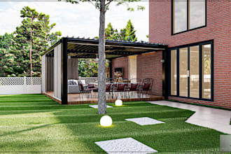 design landscapes backyards patio pool with 3d renderings