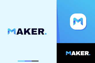 design minimalistic modern saas, ai, startup, agency, tech and software logo