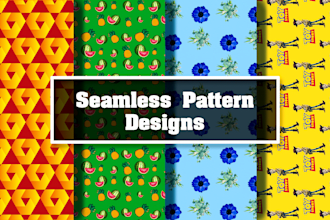 design a creative repeat seamless patterns