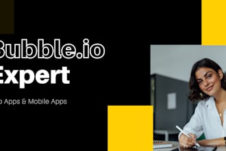 be your professional bubble io developer for custom web apps and websites