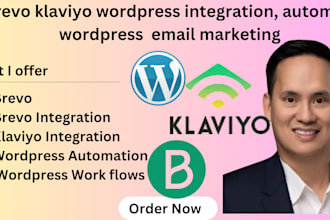 brevo klaviyo wordpress shopify integration automation  klaviyo sales funnel