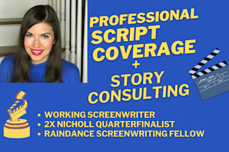 provide industry level script coverage and analysis for your screenplay