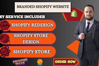 build shopify store or dropshipping ecommerce store
