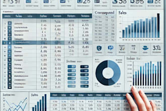 optimizaré tus datos con tablas dinámicas, y dashboard en excel y google sheet