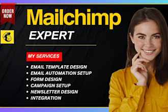 setup mailchimp email marketing automation campaign and newsletter