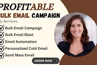 send profitable bulk email blast, email campaign, send mass email