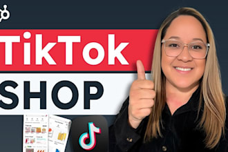 setup shopify marketing, tiktok shop, facebook shop, instagram shop or tiktok ad