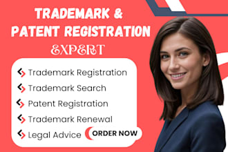 be your US, canada, UK licensed trademark attorney, do patent registration